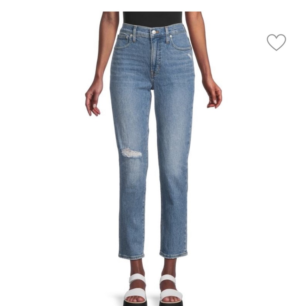 Madewell perfect vintage jean - ripped - 26 petite